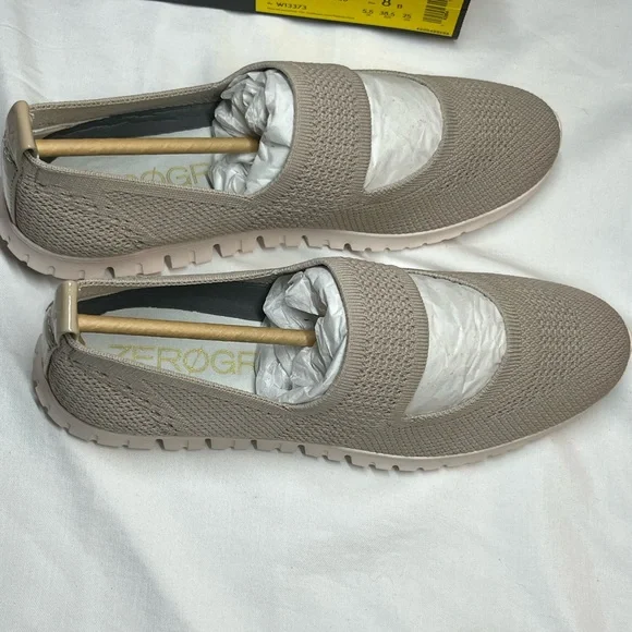 Cole Haan Women’s Zerogrand stitchlite Slip on flats. Size 8B Pink/Etherea NWT - Picture 1 of 8